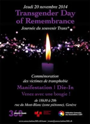 Transgender Day of Remembrance - Genève