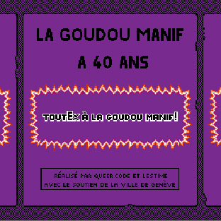 Jeu vidéo « ToutEx à la Goudou Manif »