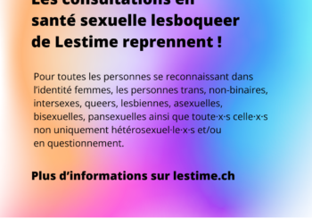 Les consultations en santé sexuelle lesboqueer de Lestime reprennent !