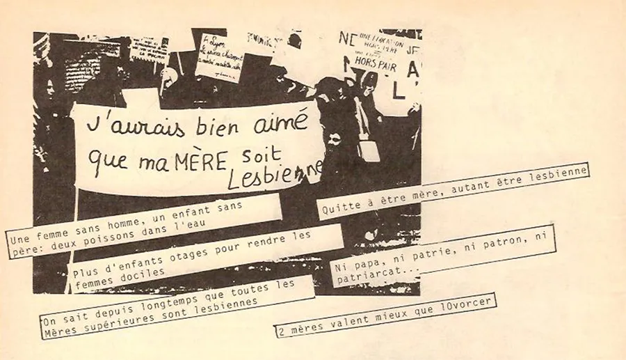 « QUITTE À ÊTRE MÈRE, AUTANT ÊTRE LESBIENNE »