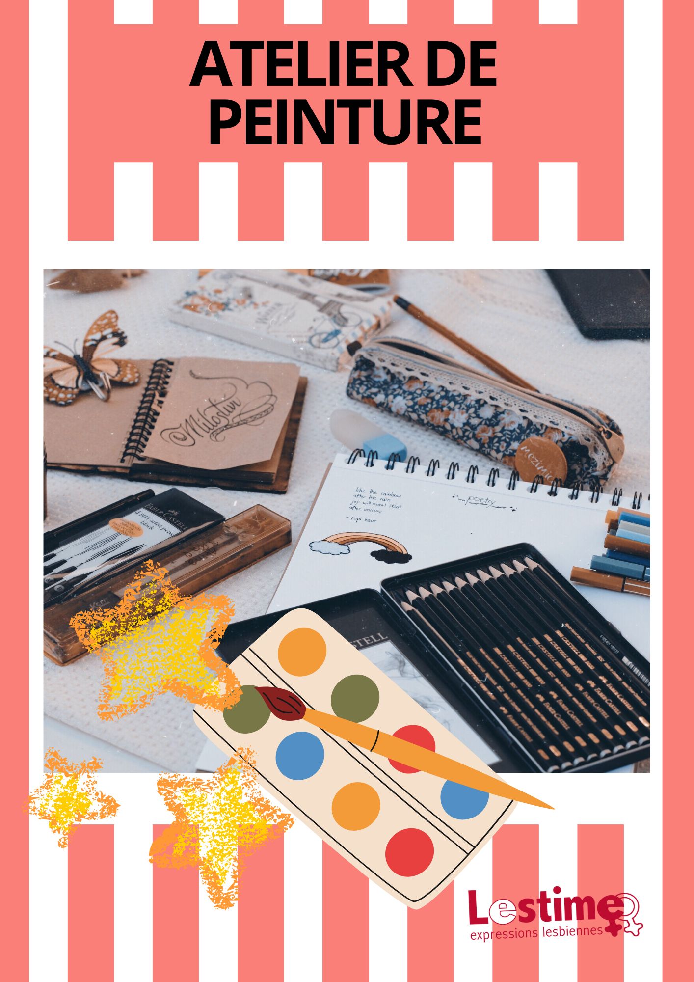 Atelier de dessin avec Birgit