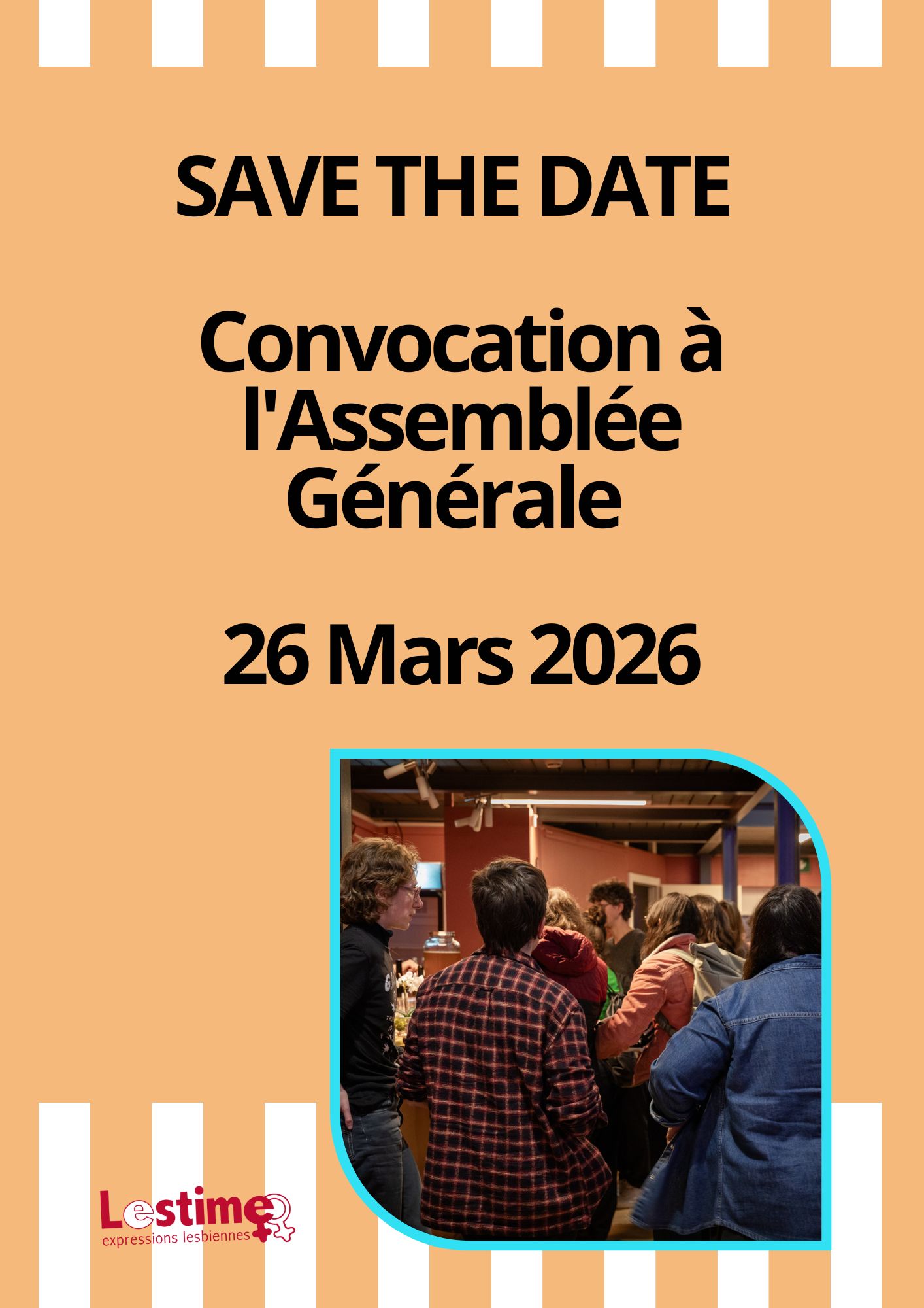 SAVE THE DATE- Convocation à l&rsquo;Assemblée Générale