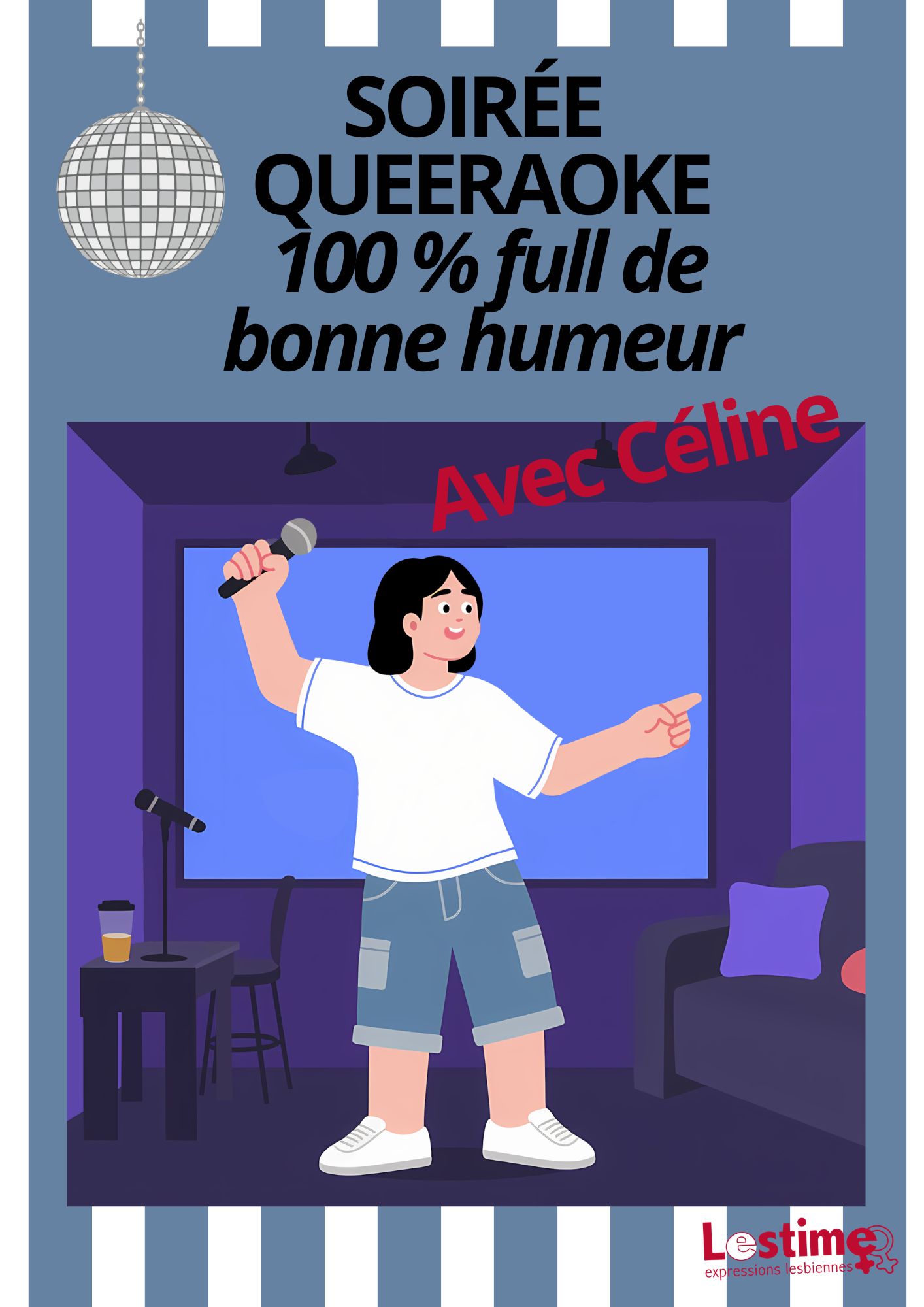 CE SOIR : QUEERAOKÉ avec CÉLINE et DANICA aux platines !