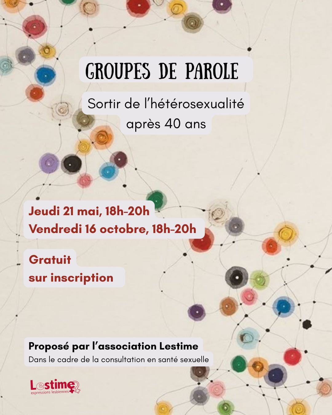 Groupe de parole – sortir de l’hétérosexualité après 40 ans