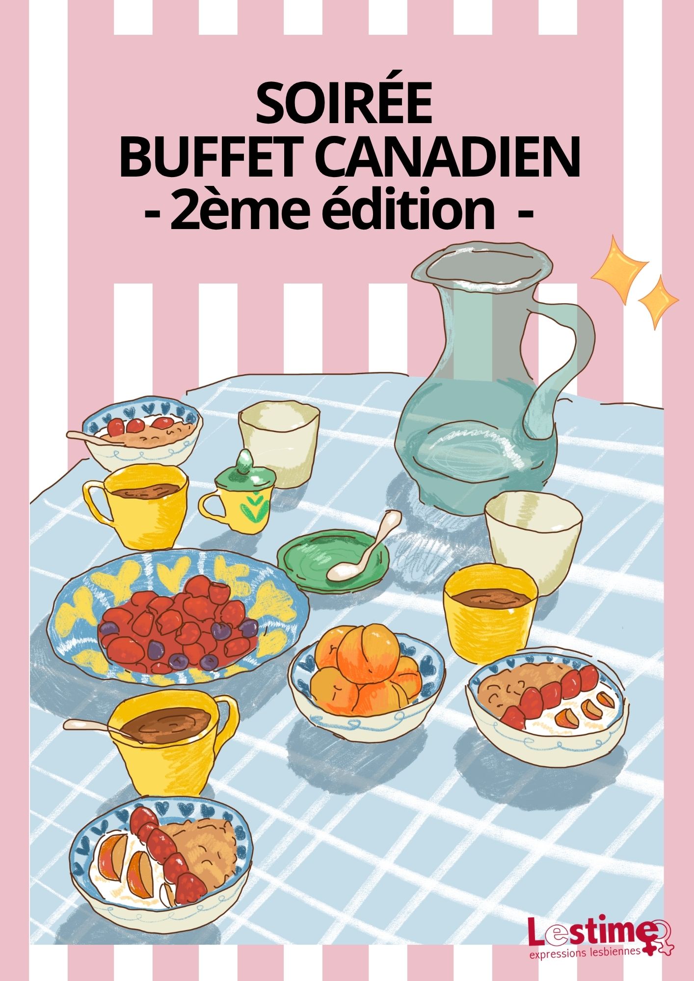 SOIRÉE EN TERRASSE ; BUFFET CANADIEN 2ème édition !☀️