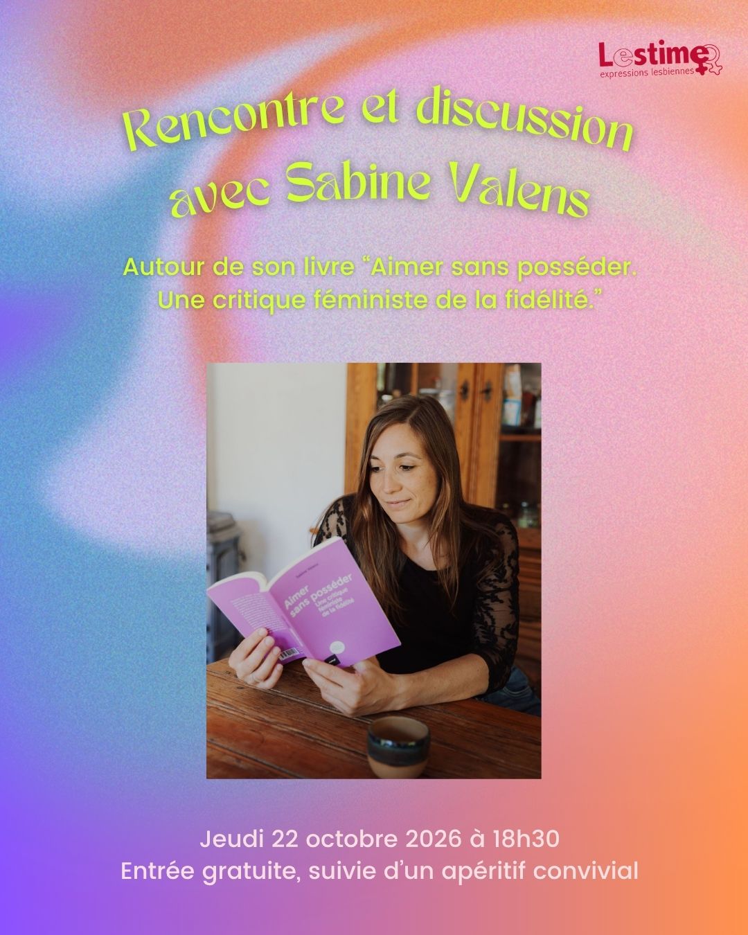 RENCONTRE ET DISCUSSION avec Sabine Valens
