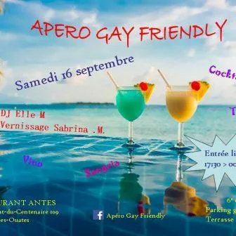 Anne Gil... avec Lestime pour un Apéro Gay Friendly