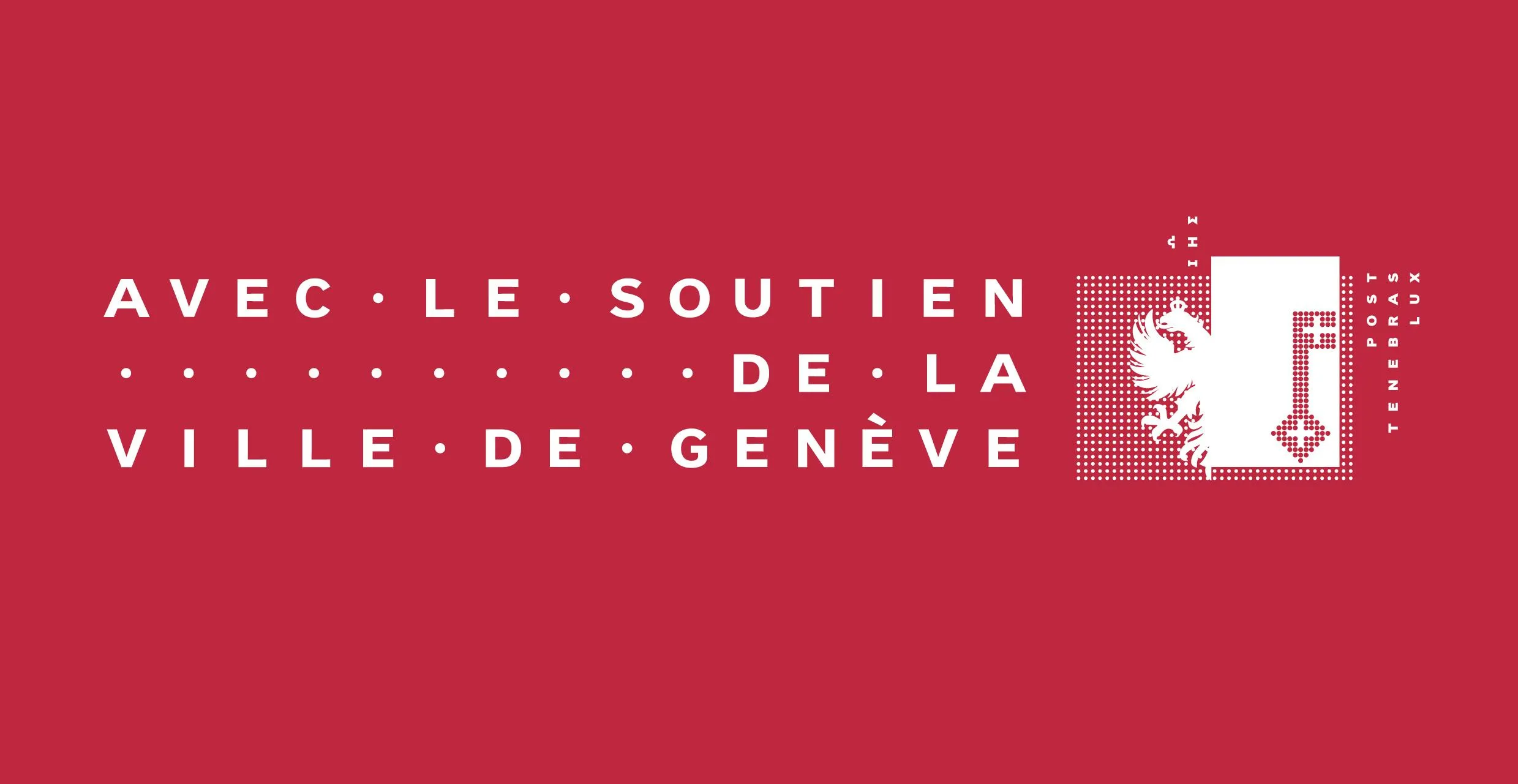 avec le soutien de la Ville de Genève